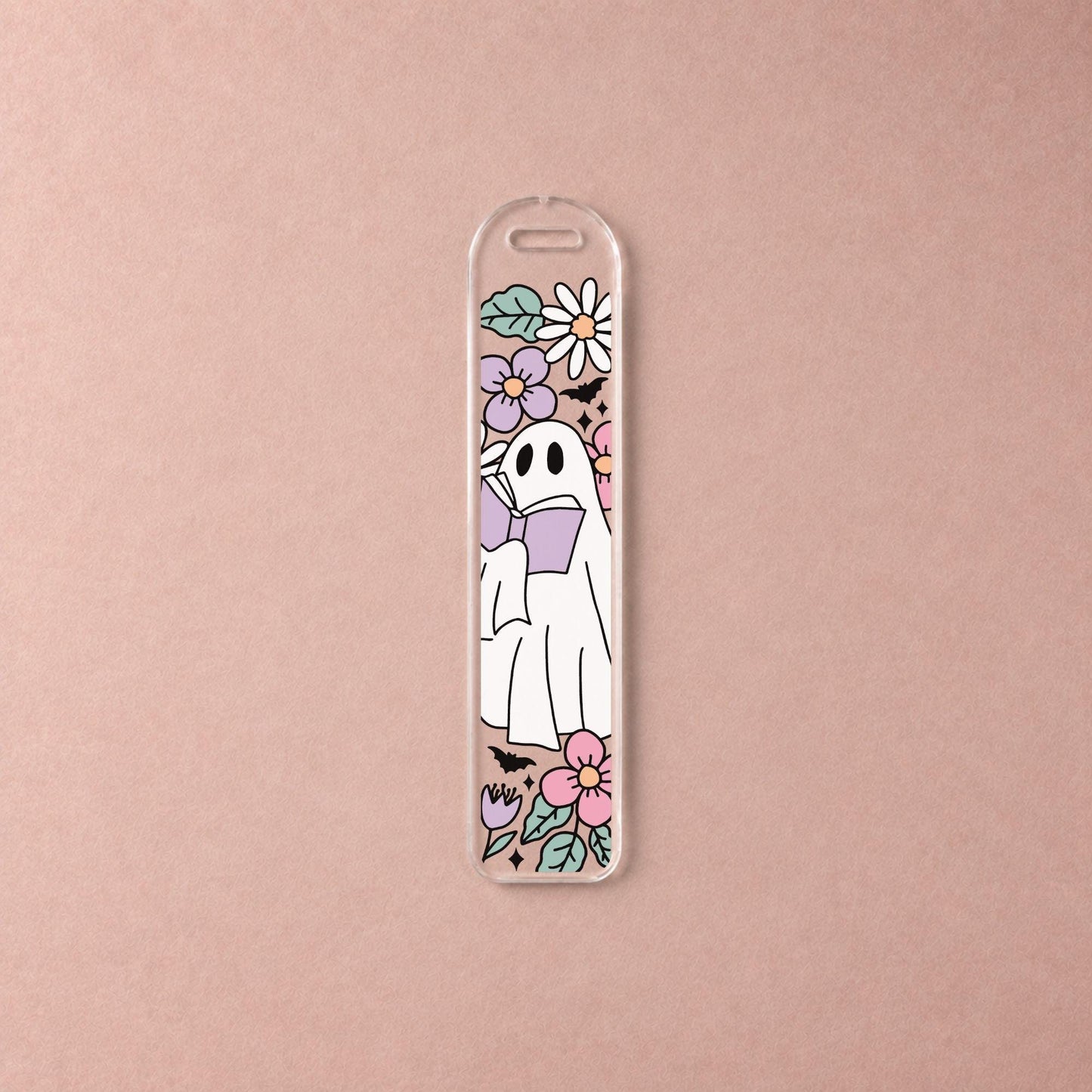 UV DTF Spooky Ghost Bookmark Decals | Bookmark Sticker | uv dtf sticker | diy bookmark kit | Gift For Book Lover | Gift For Book Reader