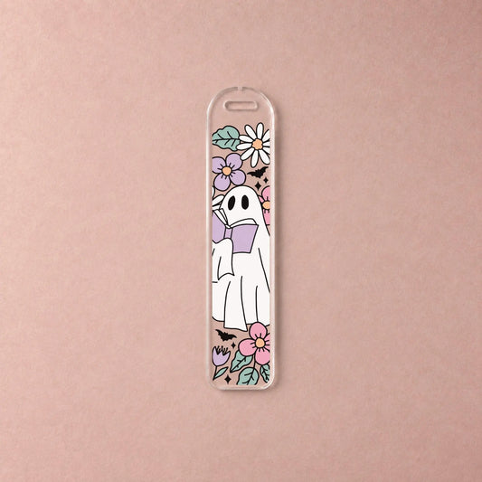 UV DTF Spooky Ghost Bookmark Decals | Bookmark Sticker | uv dtf sticker | diy bookmark kit | Gift For Book Lover | Gift For Book Reader