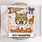 Wildcats School Mascot Doodle DTF Transfer, Football Season, Game Day T-shirt Transfer