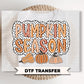 Pumpkin Season DTF Transfer, Ready to Press, Polka Dot Fall Shirt Design