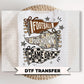 Camo Touchdown Season DTF Transfers, Ready to Press, Game Day, Football Shirt Design