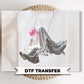 Ghost on Swing Halloween DTF Transfers, Ready to Press Fall Shirt Design