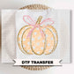 Preppy Polka Dot Pumpkins DTF Transfer, Ready to Press, Trendy Fall Tshirt Design