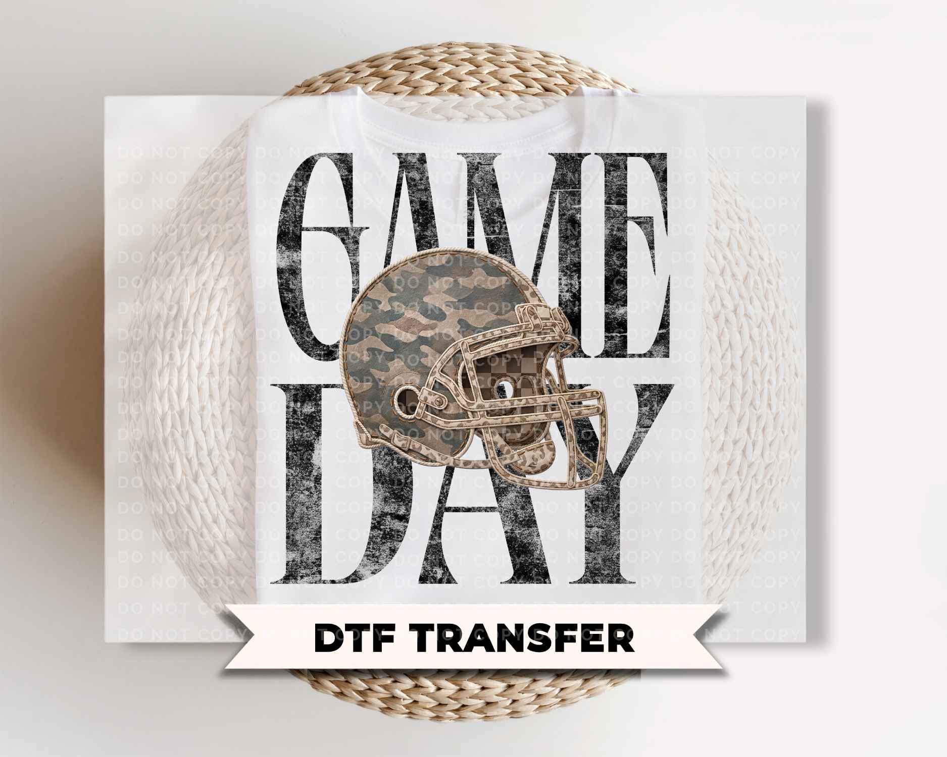 Retro Game Day DTF Transfers, Ready to Press, Game Day, Football Mom Shirt Design