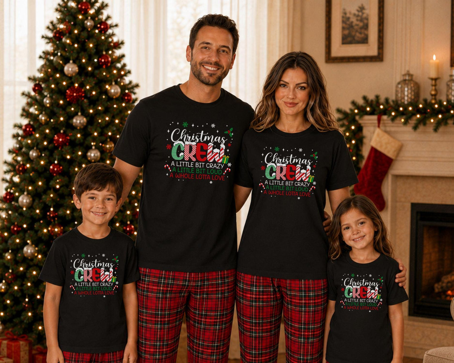 Christmas Matching Shirts DTF Transfers, Ready to Press, Heat Transfer, Direct to Film, Holiday, Matching Family Shirt Transfers