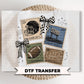 Football Stamps DTF Transfer, Ready to Press, Small Town, Game Day Shirt Design
