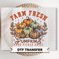Pumpkin Farm DTF Transfer, Ready to Press, Haunted Farm house, Halloween Tshirt Design