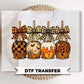 Caramel Apple Fall DTF Transfers, Ready to Press, Halloween Shirt Design