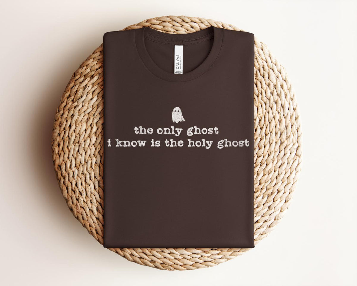 Ain’t No Ghost Like The Holy Ghost DTF Transfers, Ready to Press, Christian Halloween Shirt Design