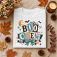 Boy Halloween DTF Transfers, Ready to Press, Boo Crew, Brushstroke Kid's Shirt Design