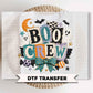 Boy Halloween DTF Transfers, Ready to Press, Boo Crew, Brushstroke Kid's Shirt Design